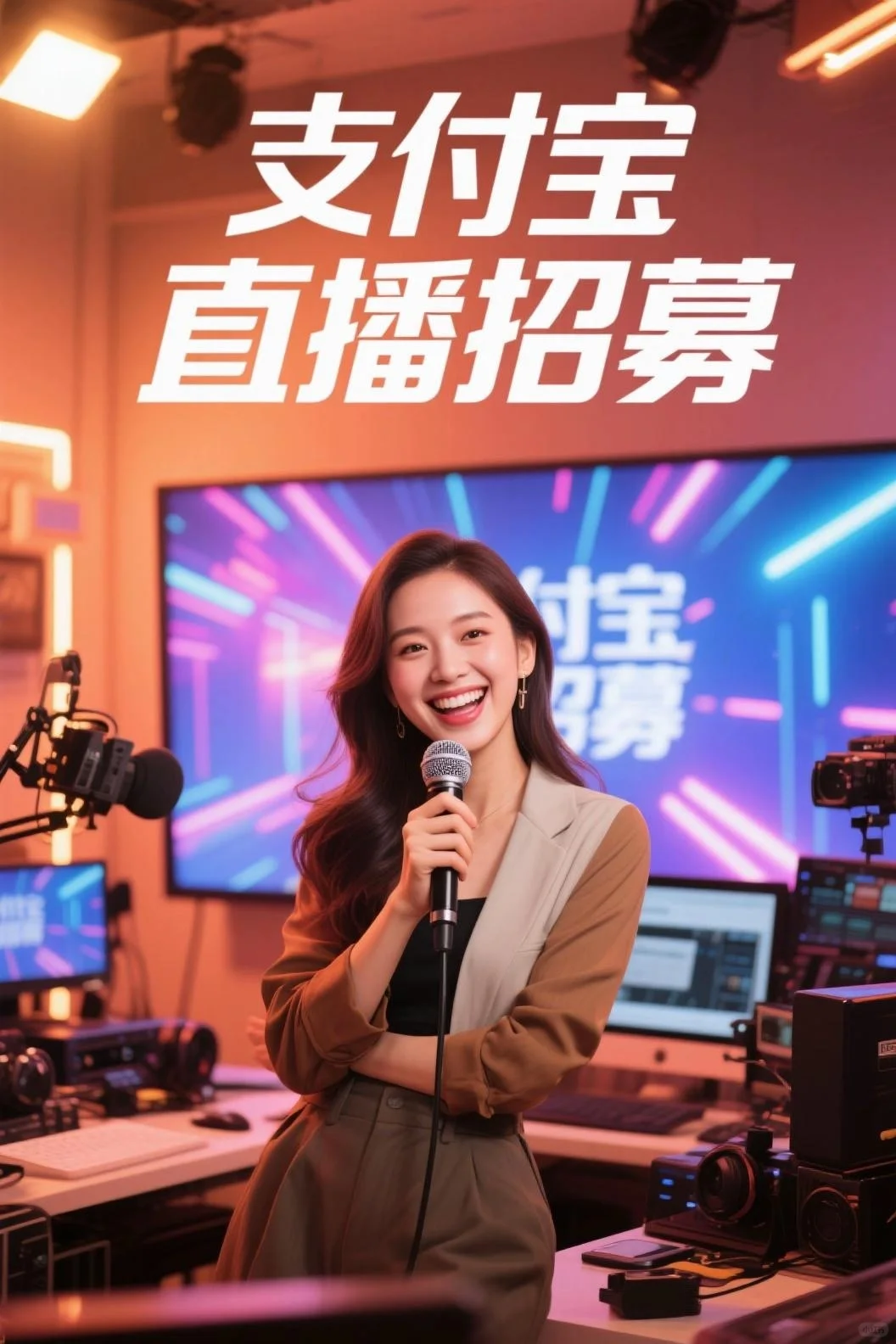 新平台新机会!! 招主播!!