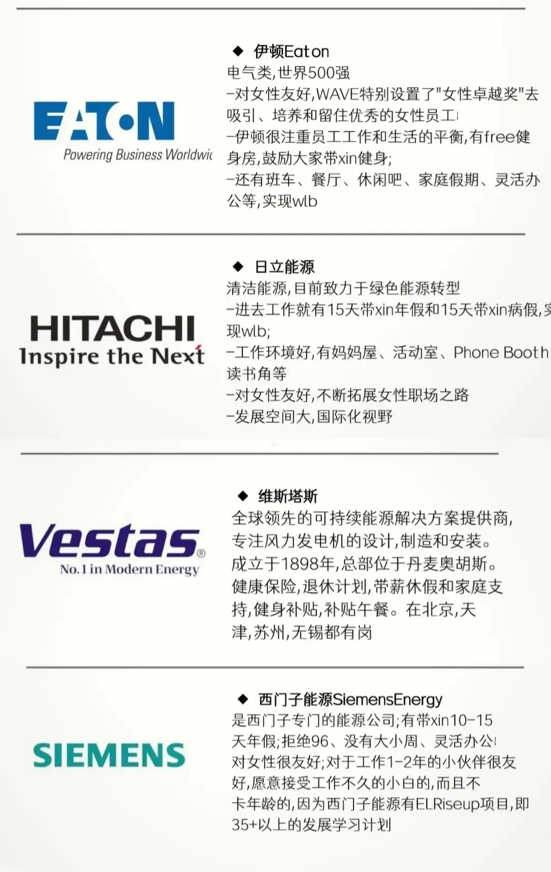 最近这些新能源外企在招人
