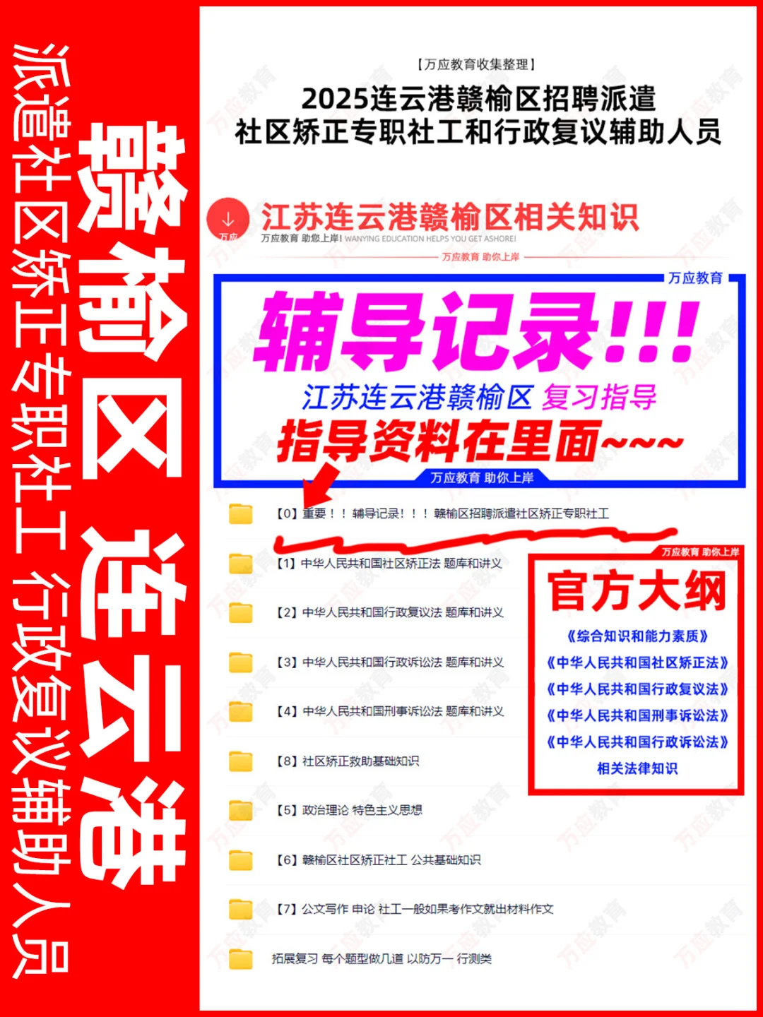 连云港赣榆区社区工作者又招人拉~
