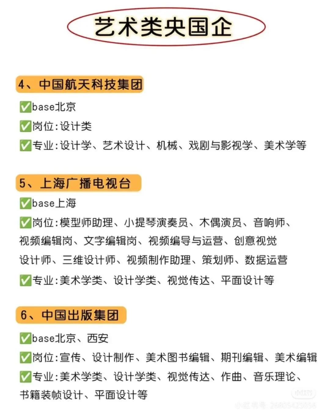 艺术类专业闭眼冲这几家央国企艺术类专业闭