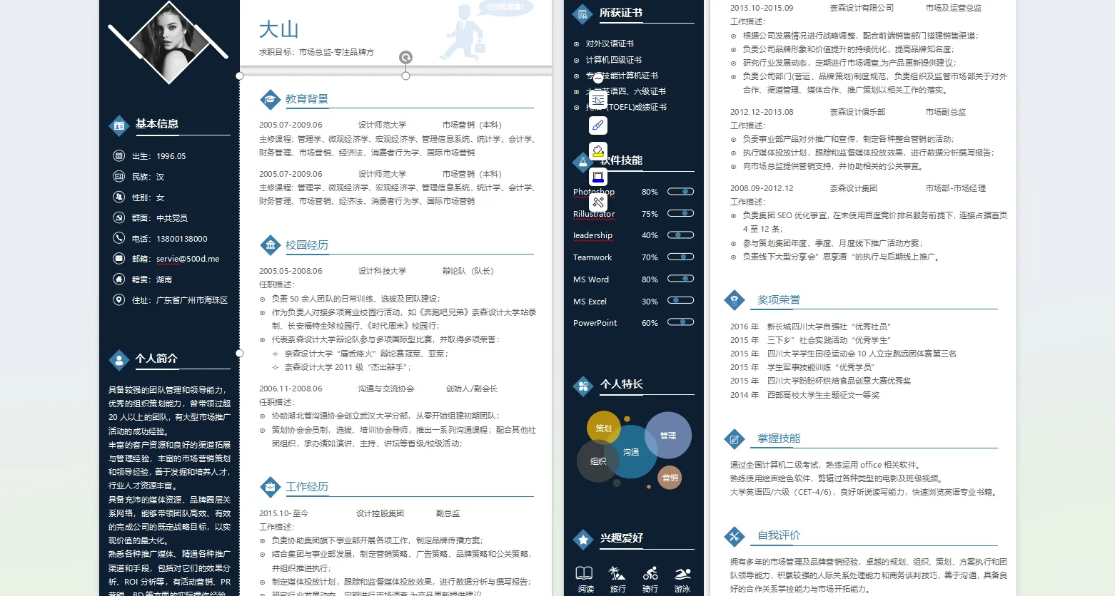 简历#可取
