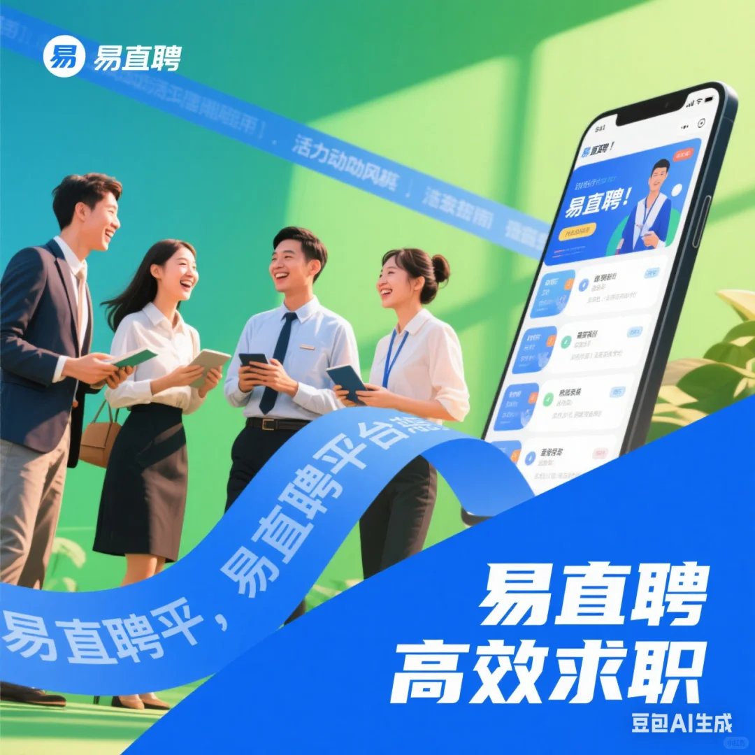 易直聘，职场人的高效求职助手！