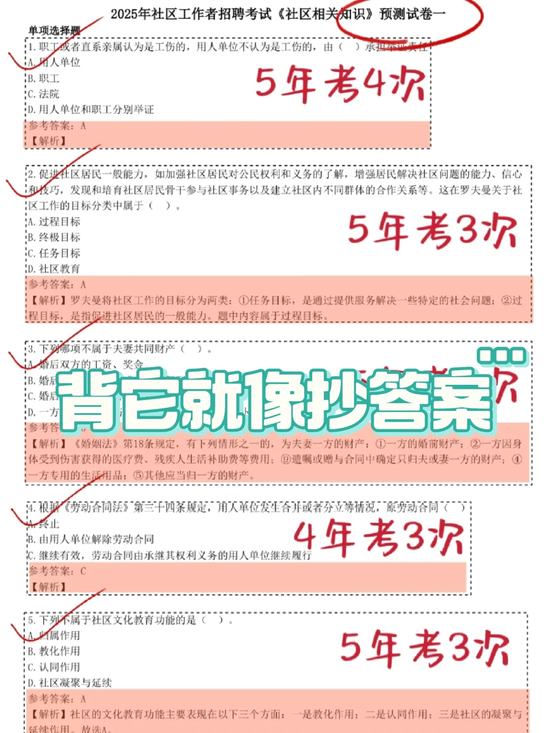 超全社区备考指南这不就来了！?