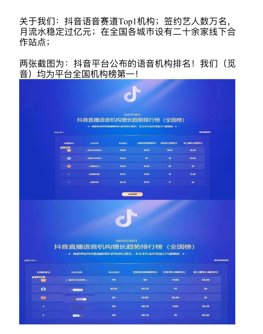 关于面试到主播
