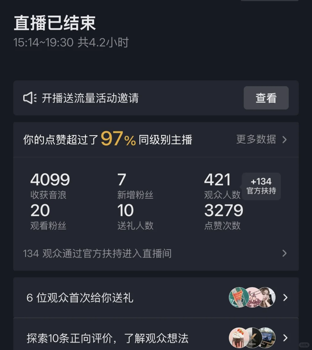 新人直播第五天赚了……
