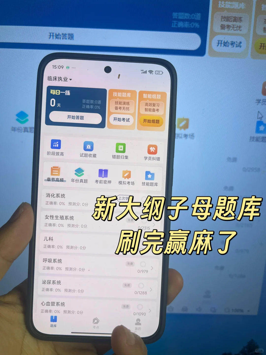 6月底才开始准备临床笔试的，你们真不慌啊！