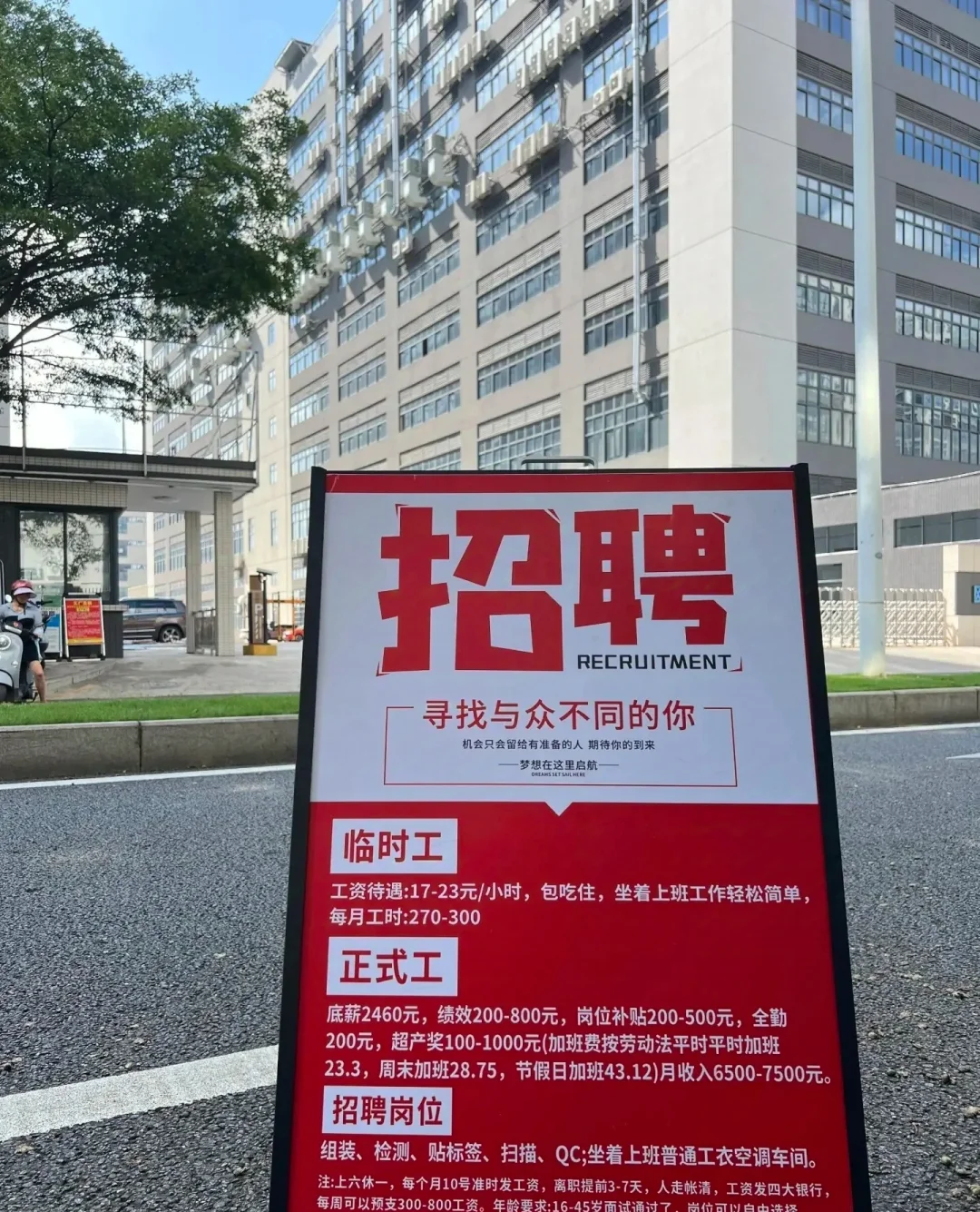 附近距离你0.9km的小厂开始招人啦！
