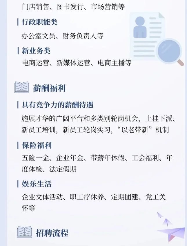 浙江省新华书店集团2025年中招聘公告