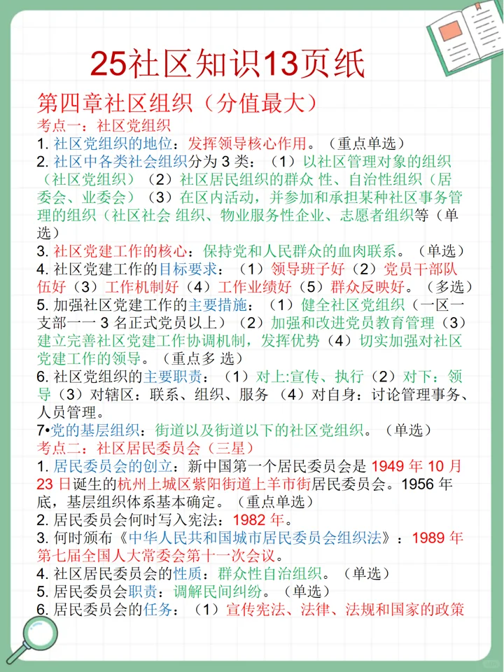 社区招聘,去年压的很准,今年看看怎么样