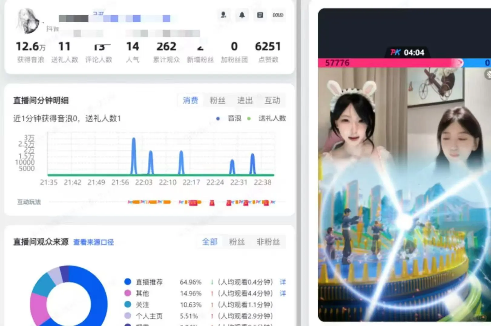 新人主播第一次直通比赛，加油