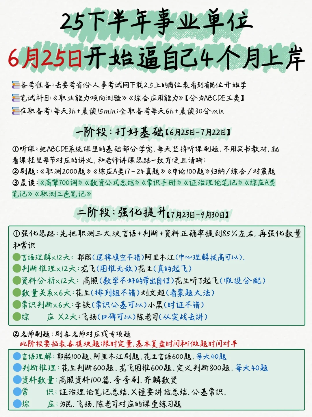 0基础考25下事业编,这样备考稳上岸!
