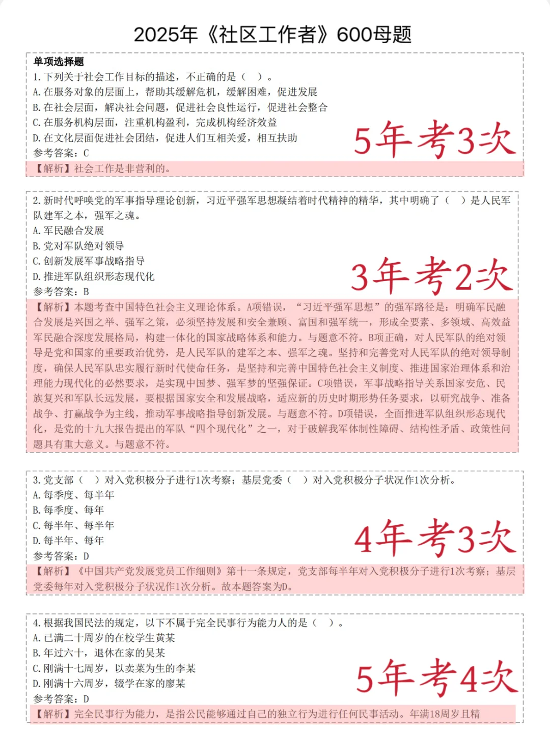 太原市万柏林区社区招聘考试需要达到的强度