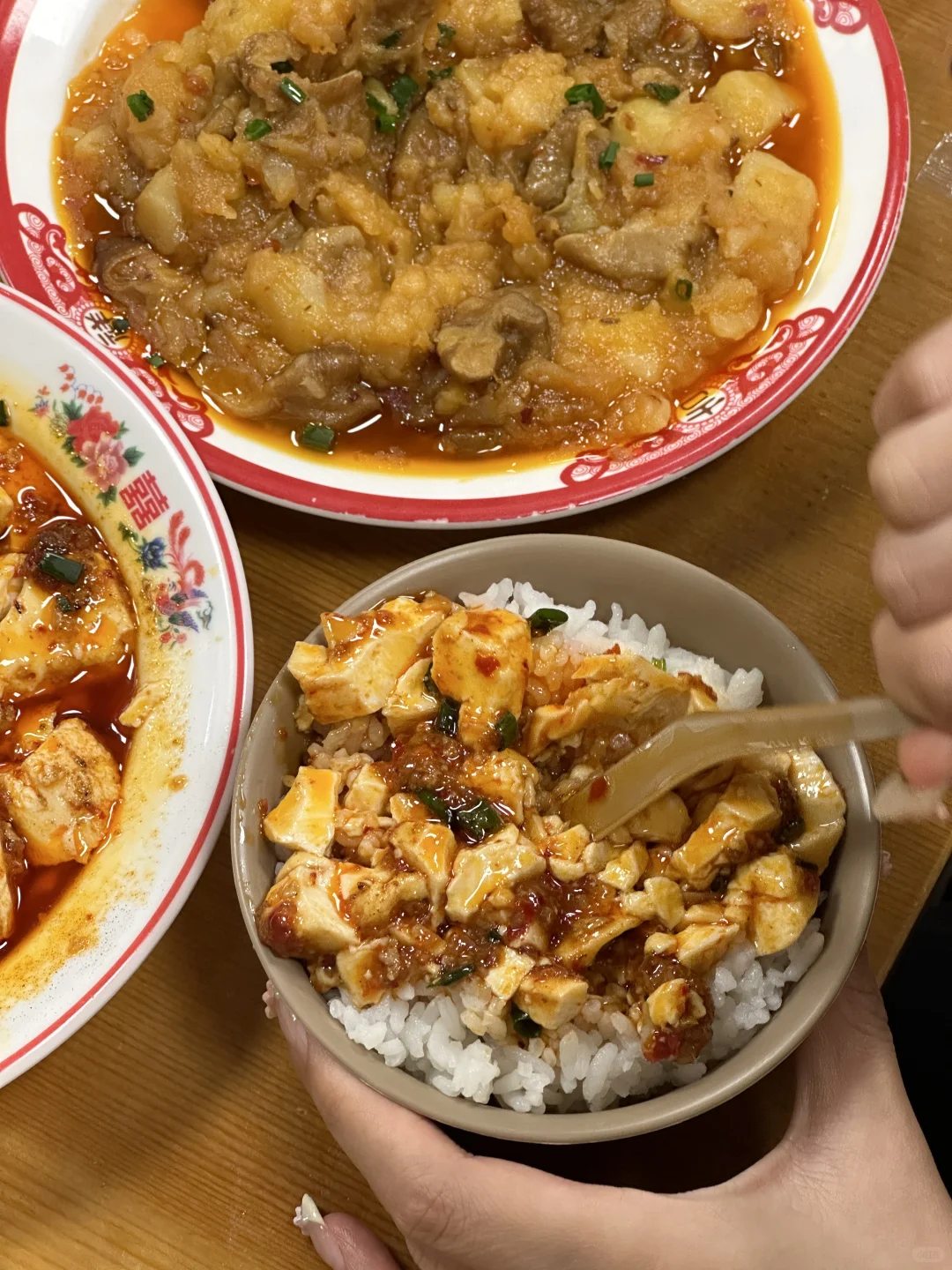 来武汉万松园!!就为这口土豆泥拌饭!!