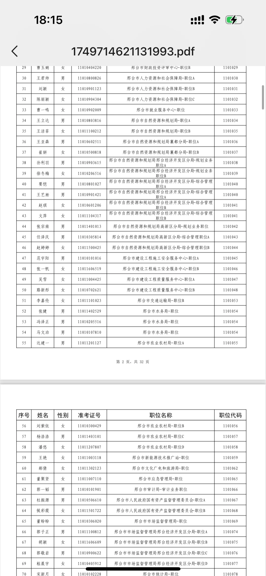 邢台公示了！