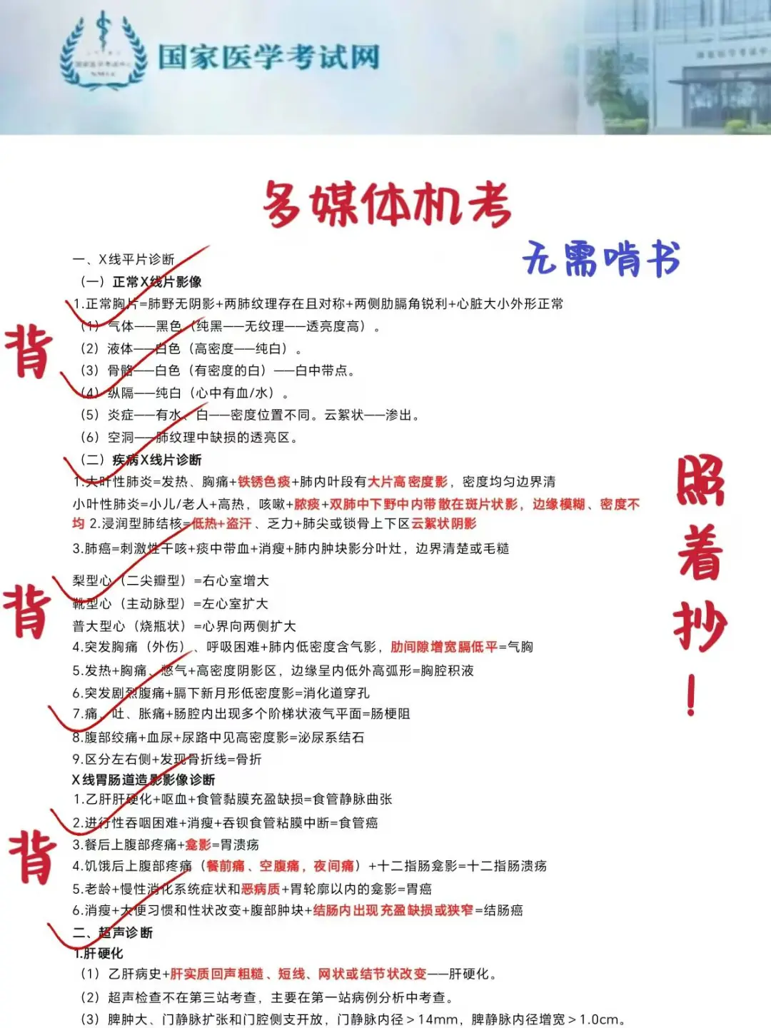 6.15执业医师考试会惩罚每个不看通知的人！