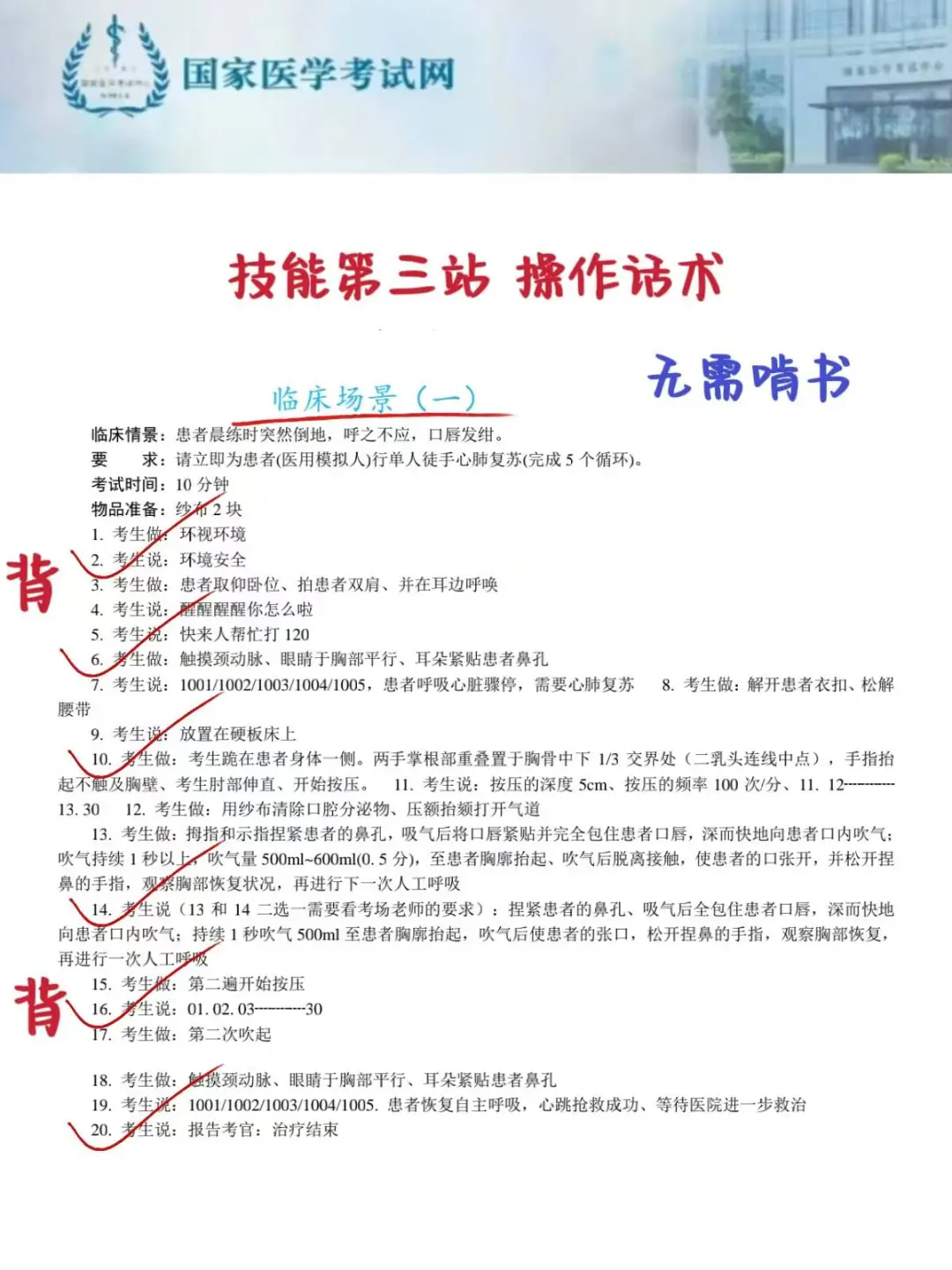 6.15执业医师考试会惩罚每个不看通知的人！