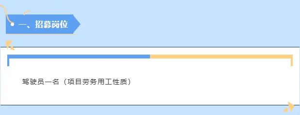 25年福州国企急需1名驾驶员