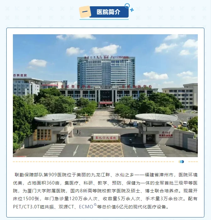 漳州市第九0九医院招聘73人
