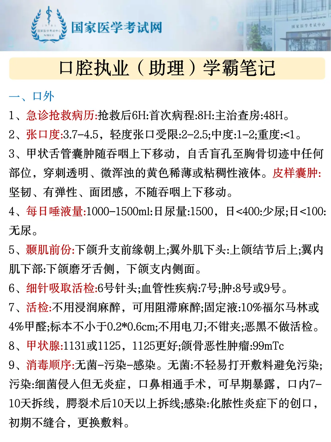 如何逼自己2个月过口腔执业笔试
