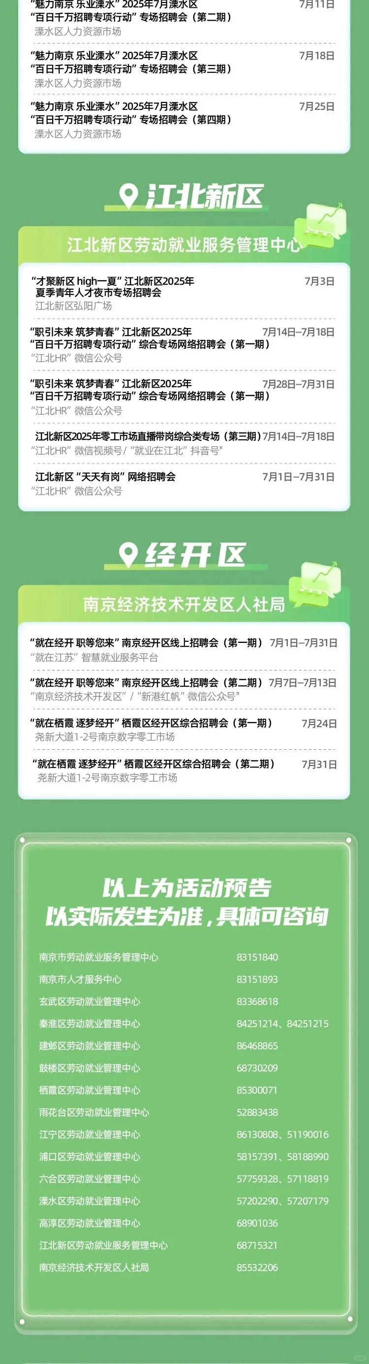 南京7月招聘会?184场