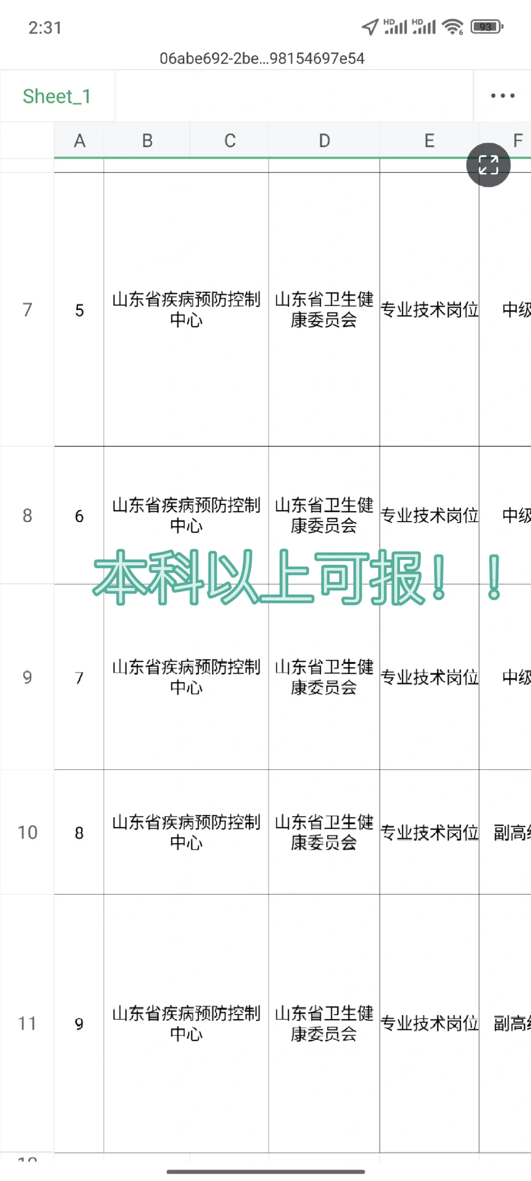 山东省疾控预防中心招聘!!