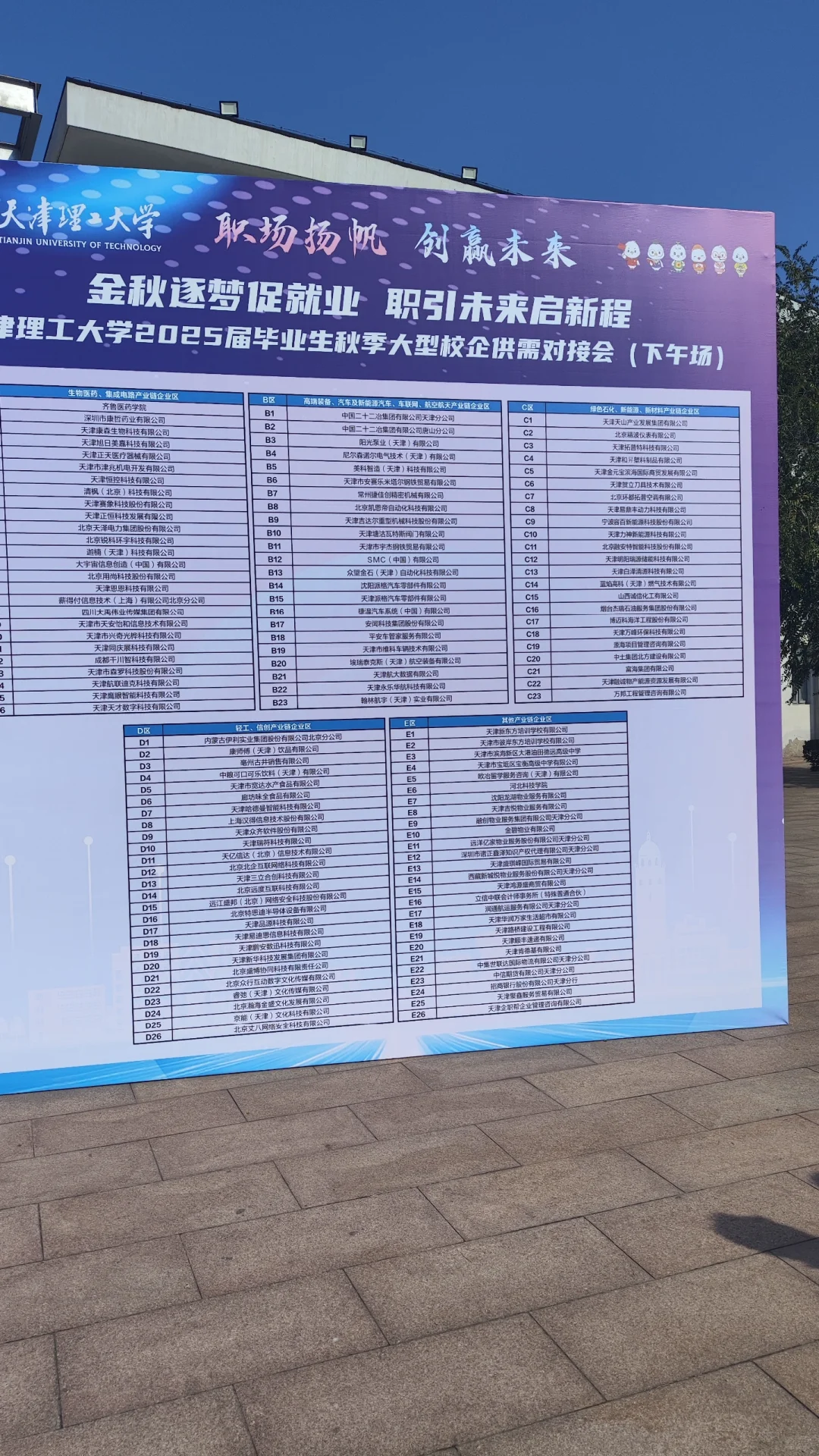 天津理工大学招聘会企业名录