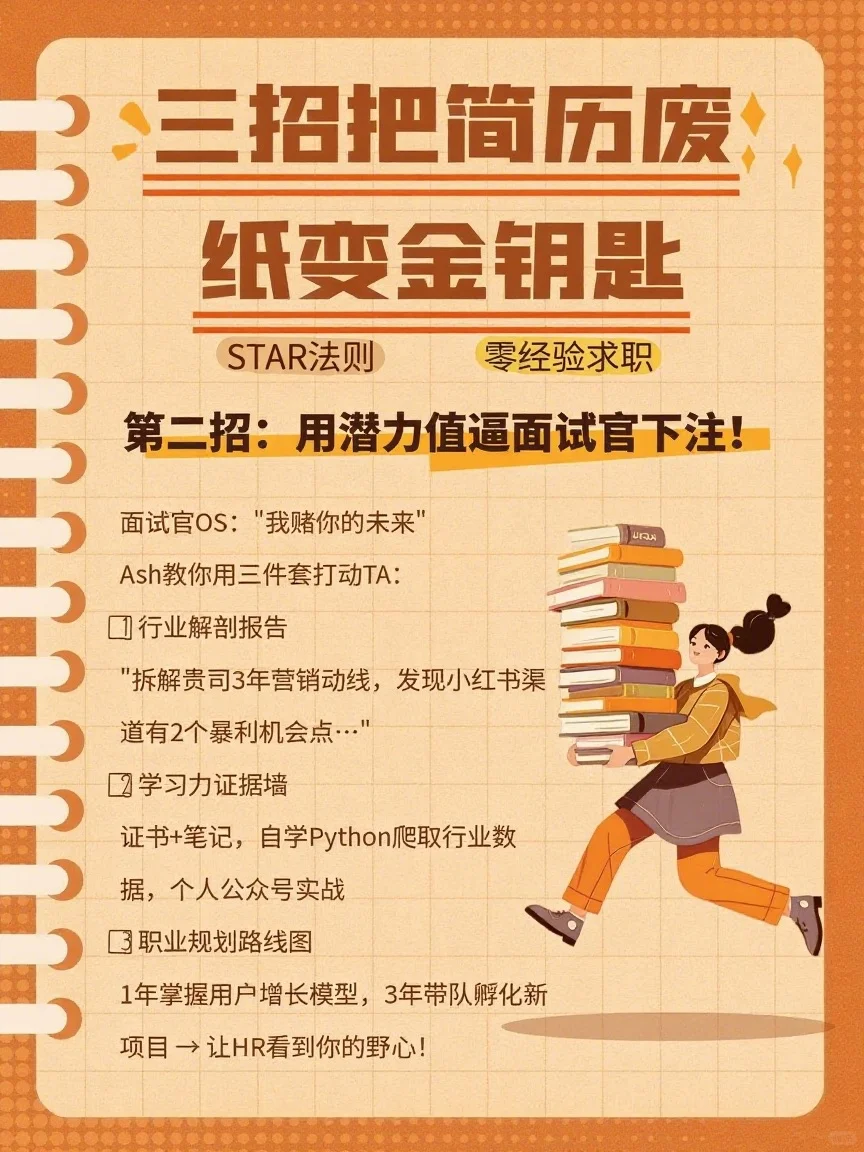 3招实操改简历!HR追你排面试!-大厂外企