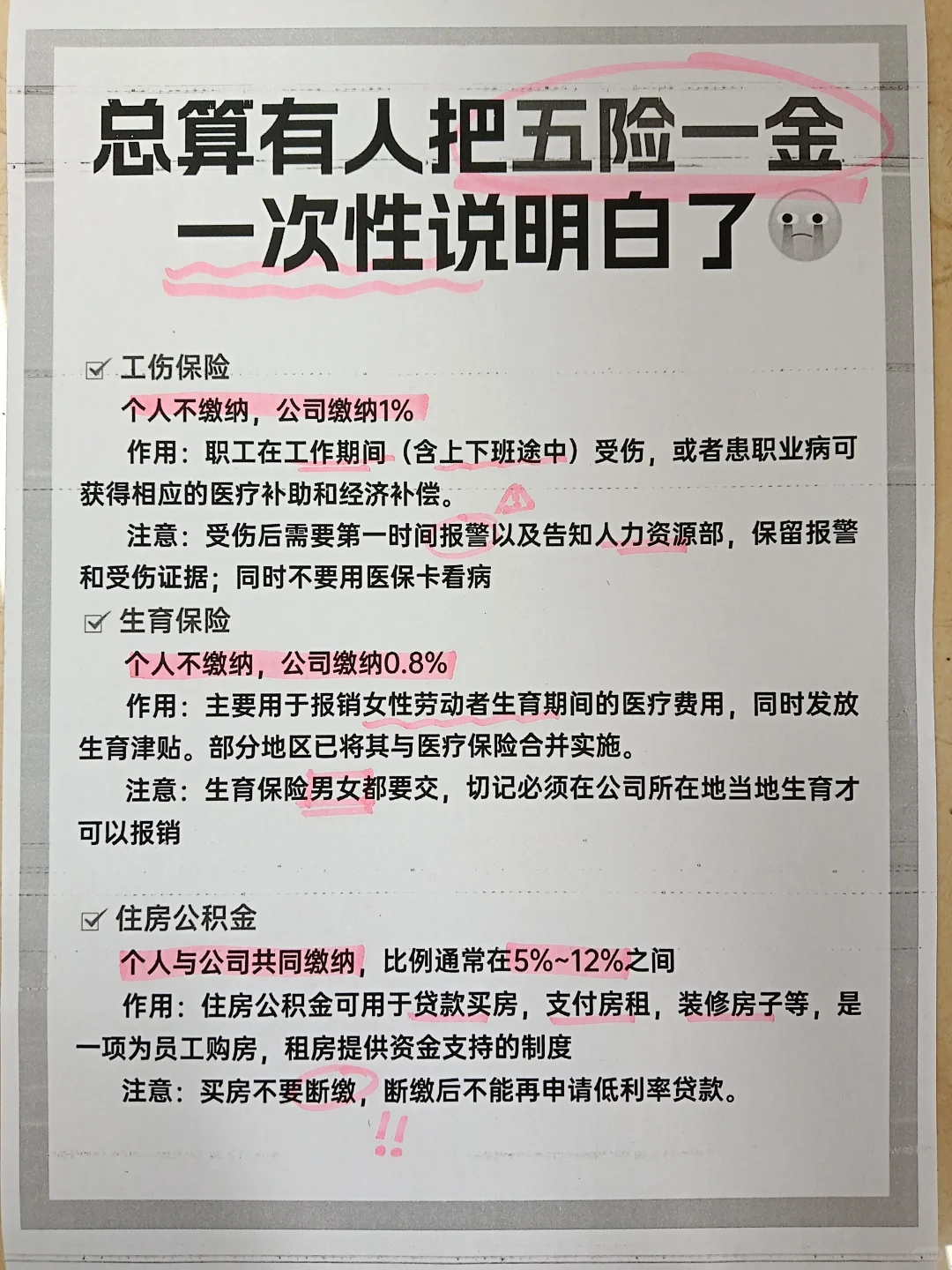 五险一金是怎么??咱来一分钟搞懂它!!