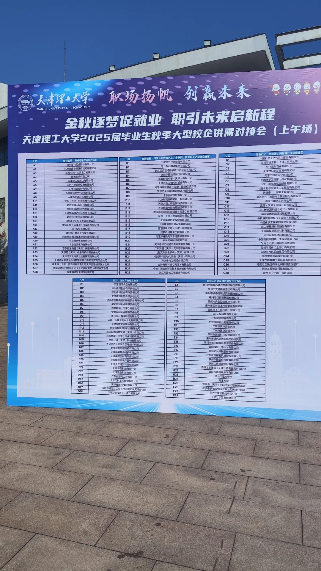 天津理工大学招聘会企业名录