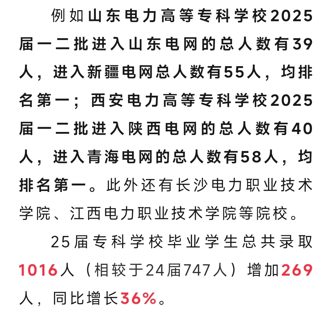 25届国网各省电网招聘学历和录取专科院校。