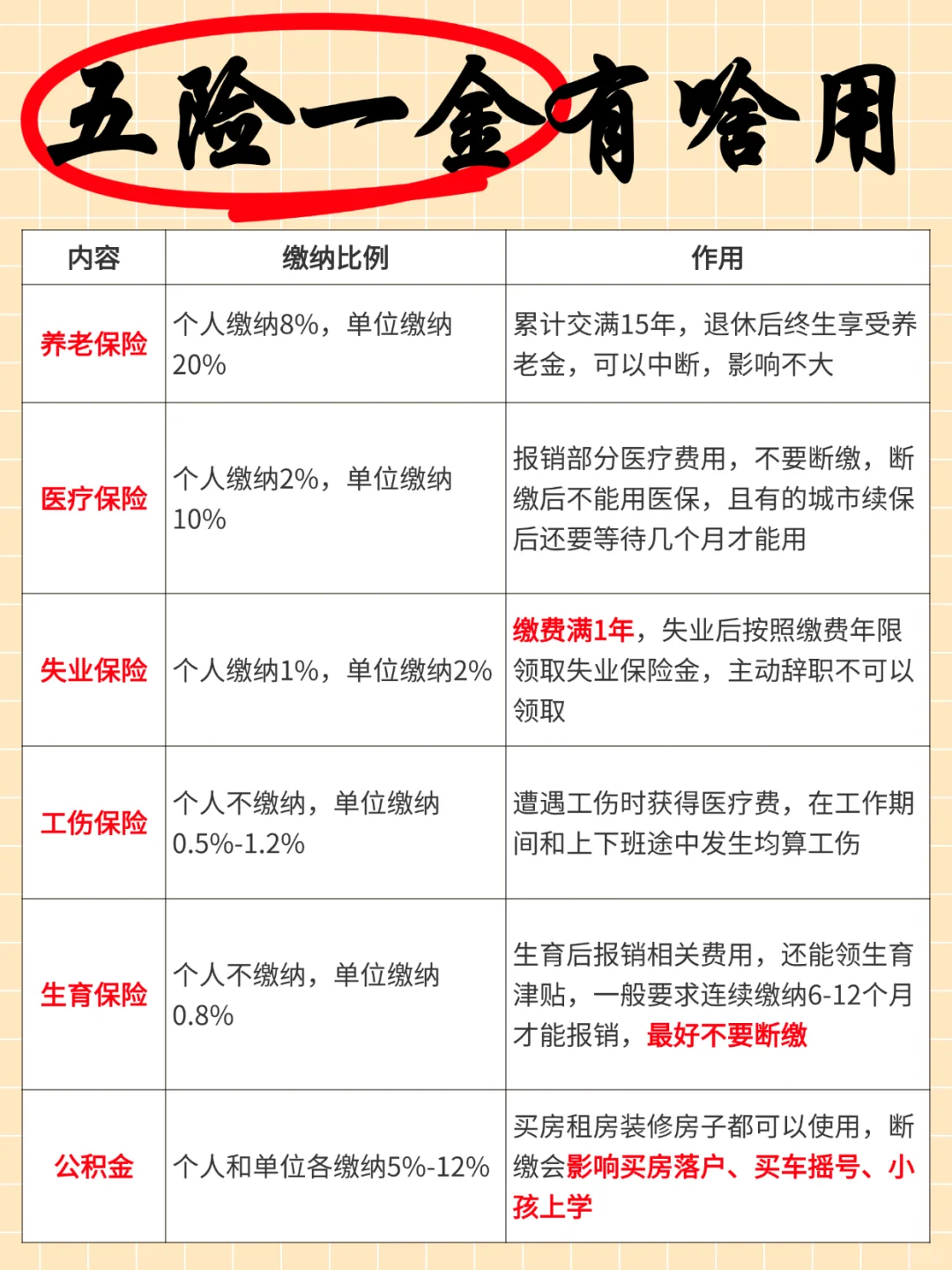 五险一金 #五险一金