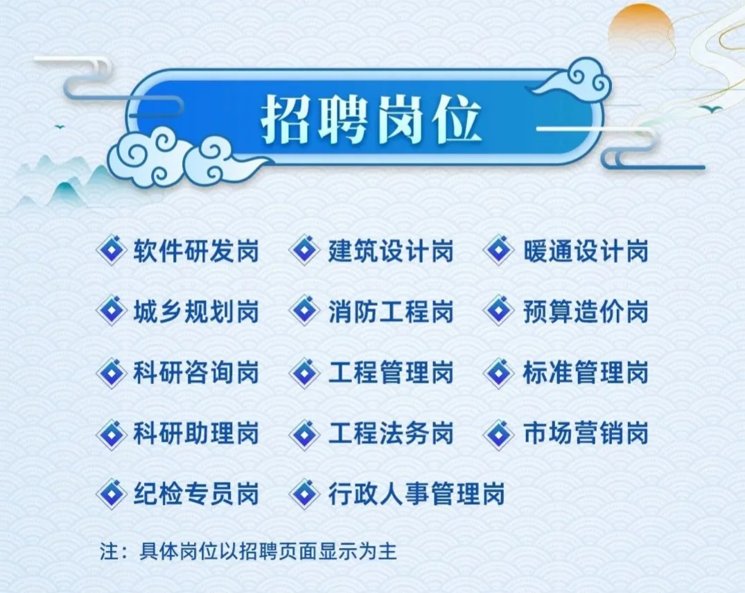 ?校招信息‖中国建研院2025年夏招