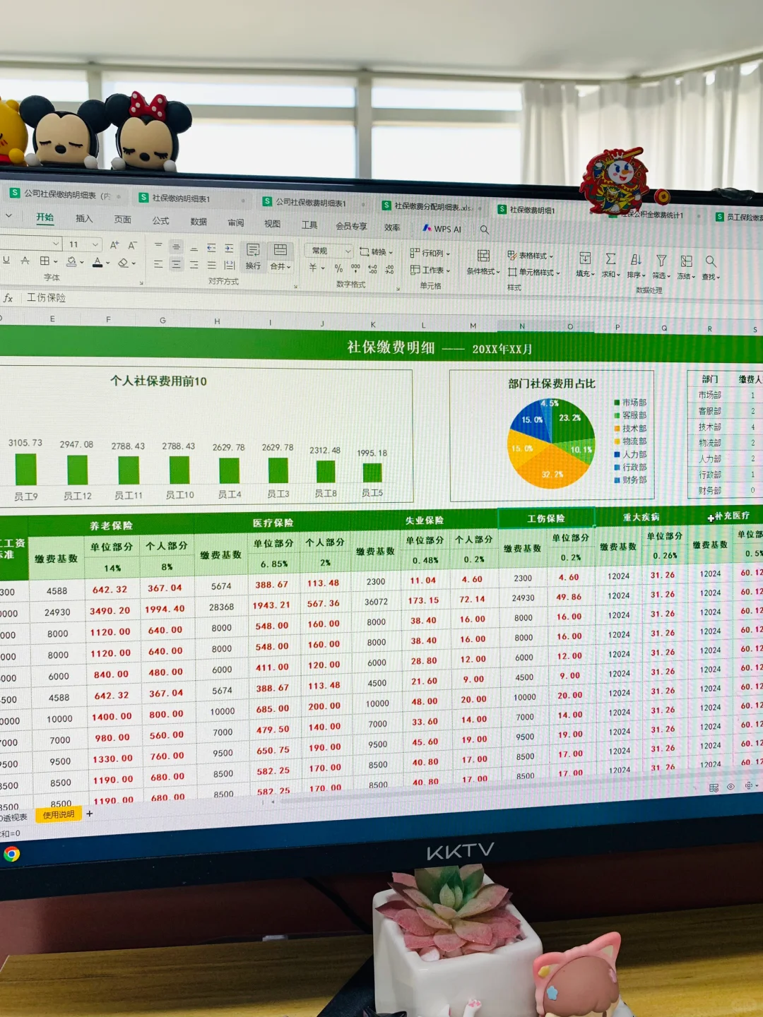 讲真,不会做社保缴纳明细的人事趁早转行吧!