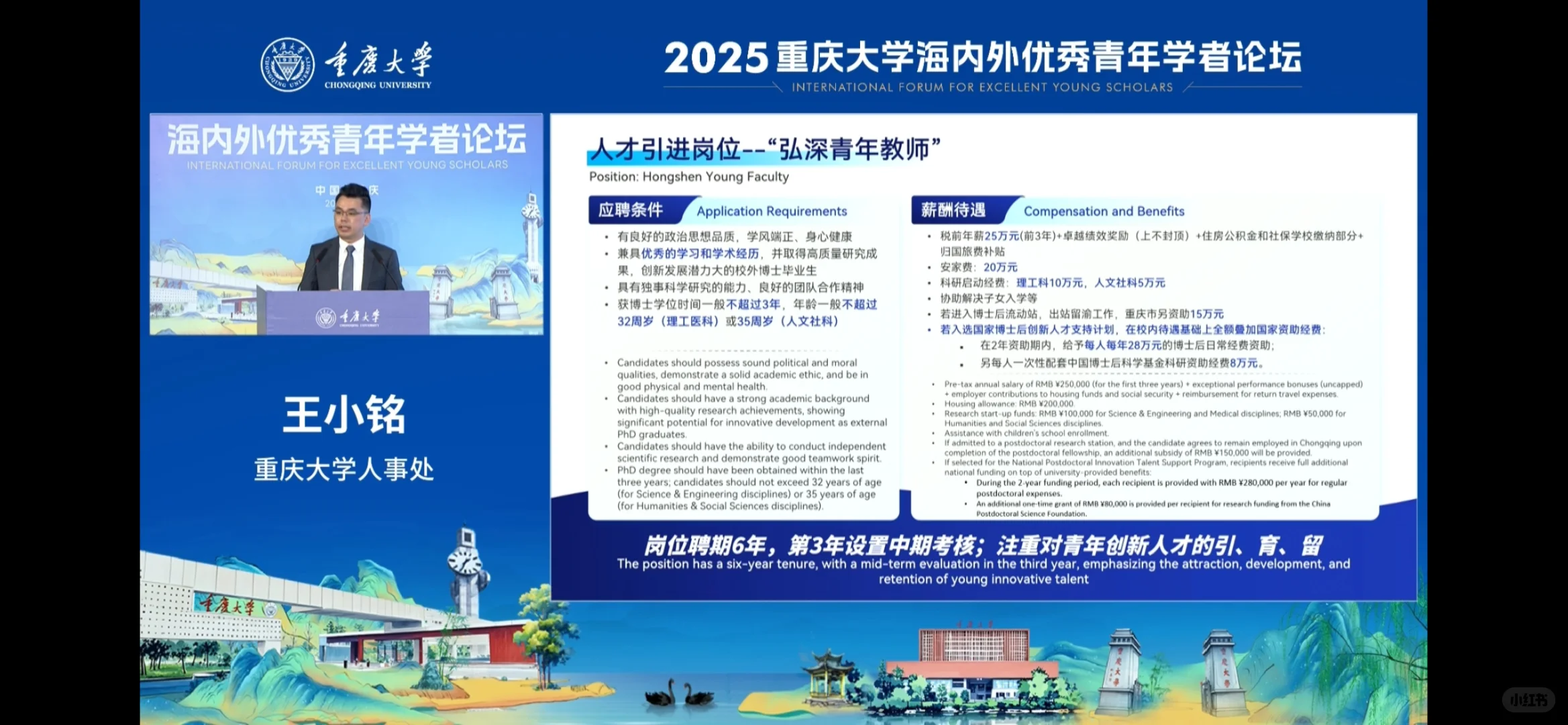 重庆大学人才引进政策及待遇