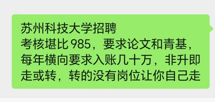 苏州科技大学招聘