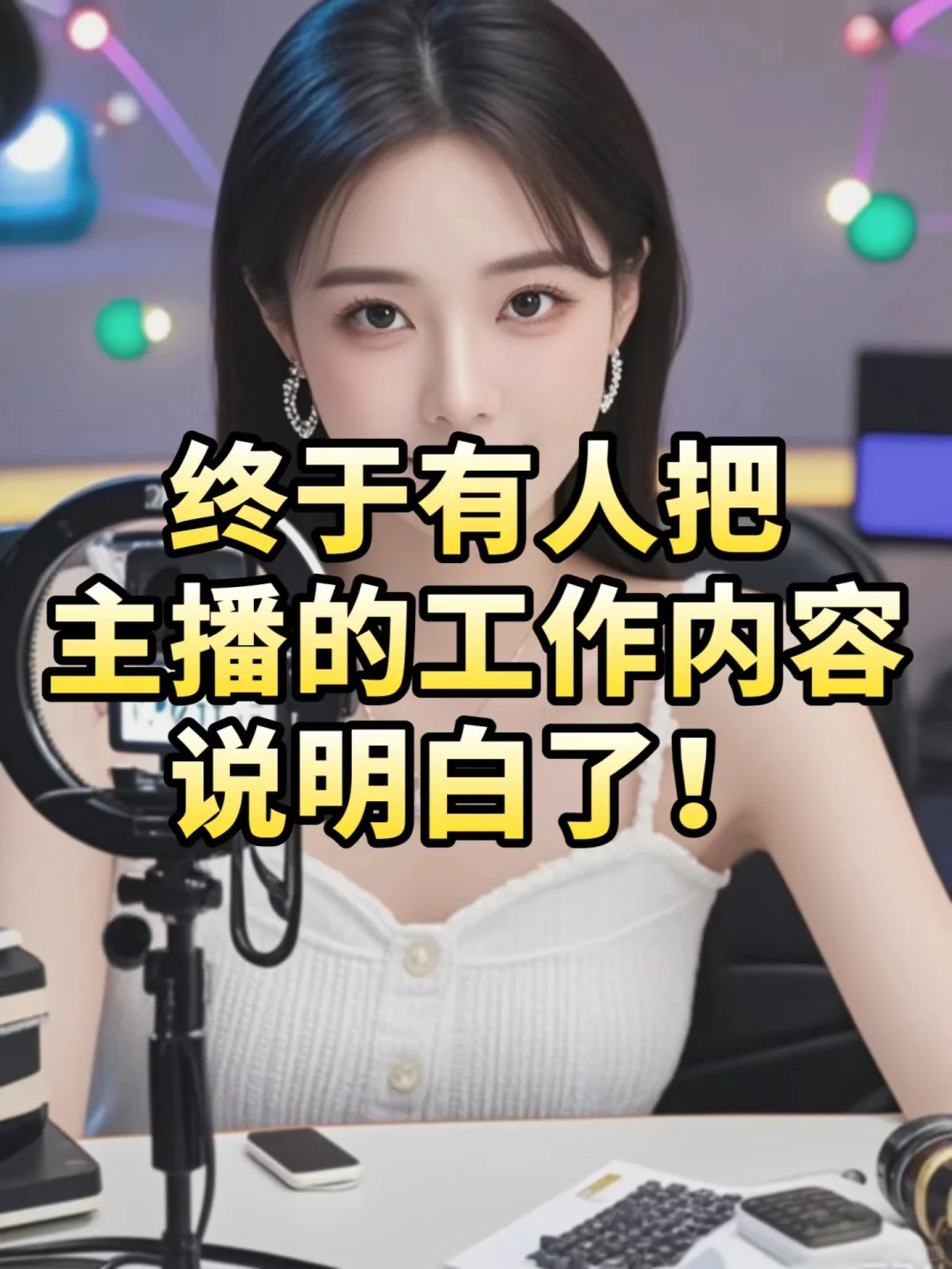 终于有人把主播工作内容说明白了❗