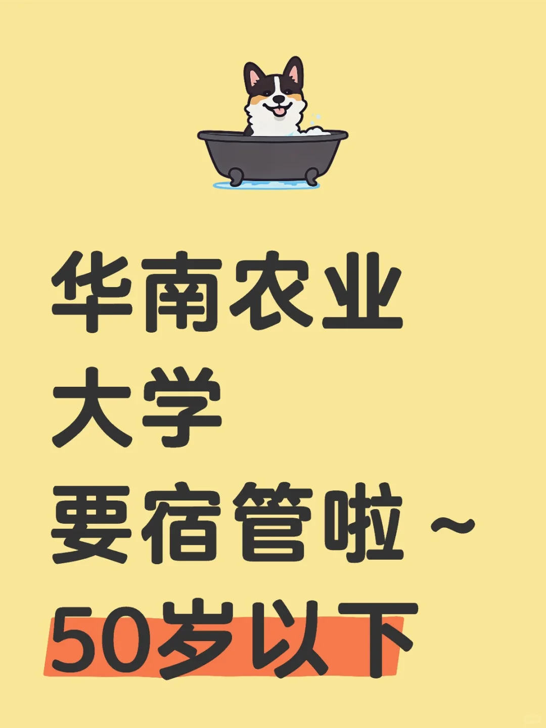 华南农业大学要宿管啦,冲冲冲