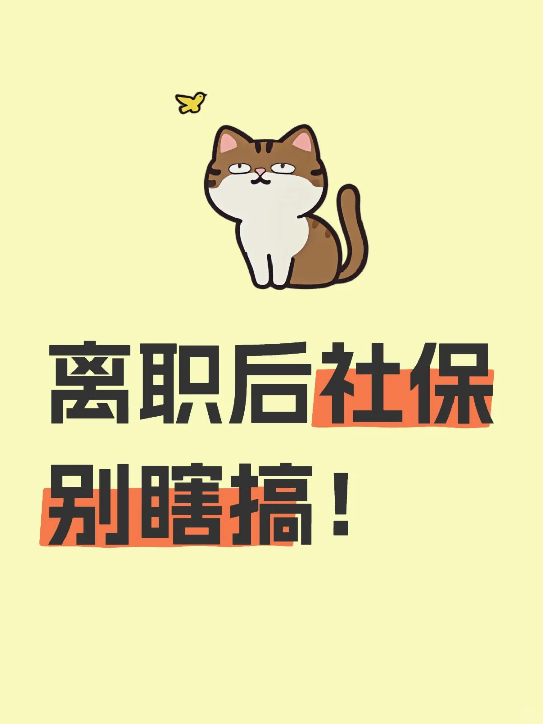 离职后社保别瞎搞!一文讲清注意事项