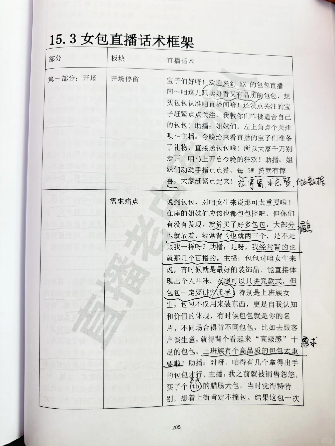 两分钟教会你包类直播话术❗️逻辑框架拆解?