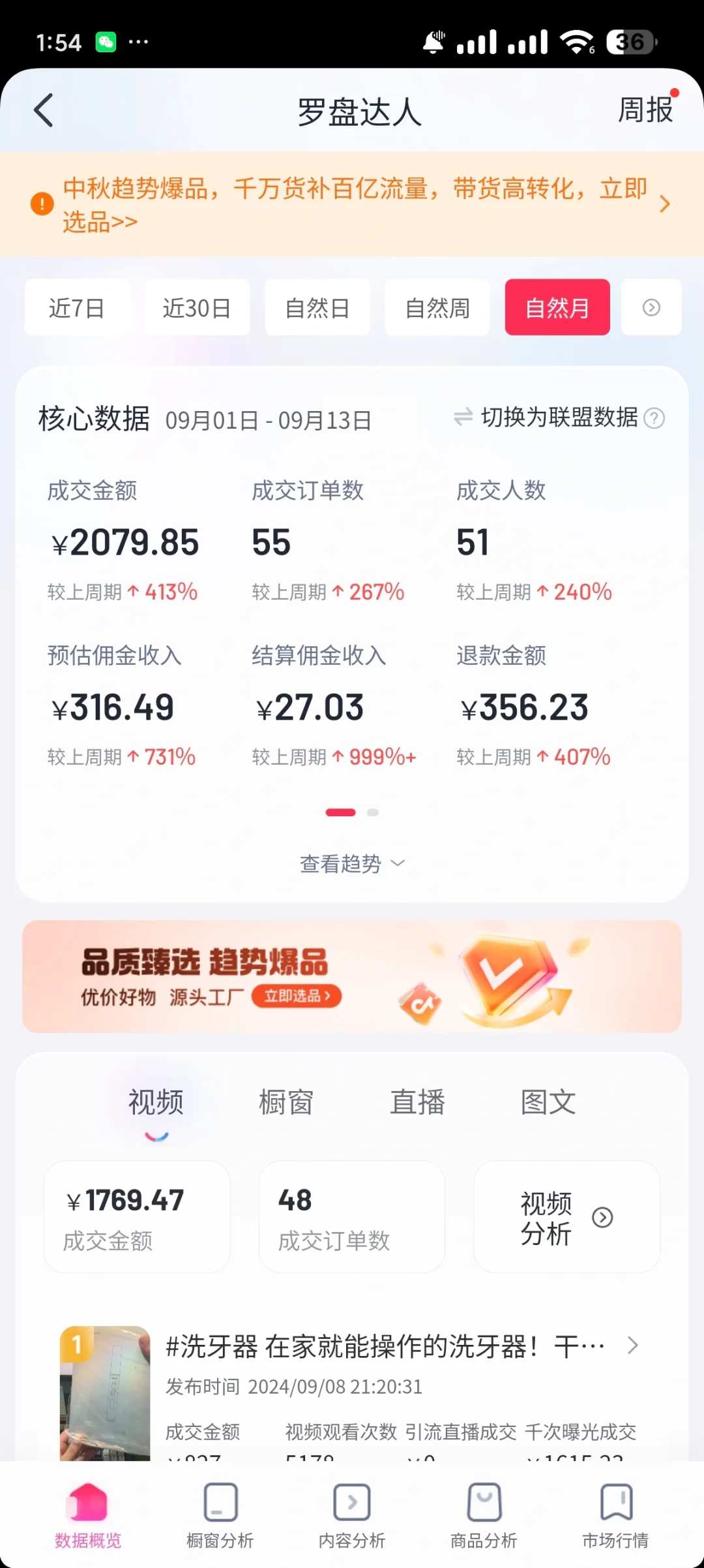 短视频带货坚持第三个月了真的好难！