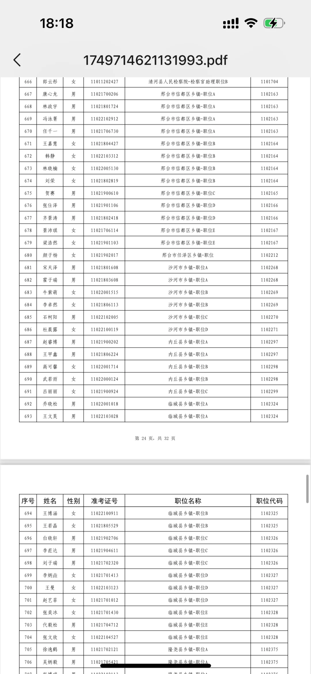 邢台公示名单2来了