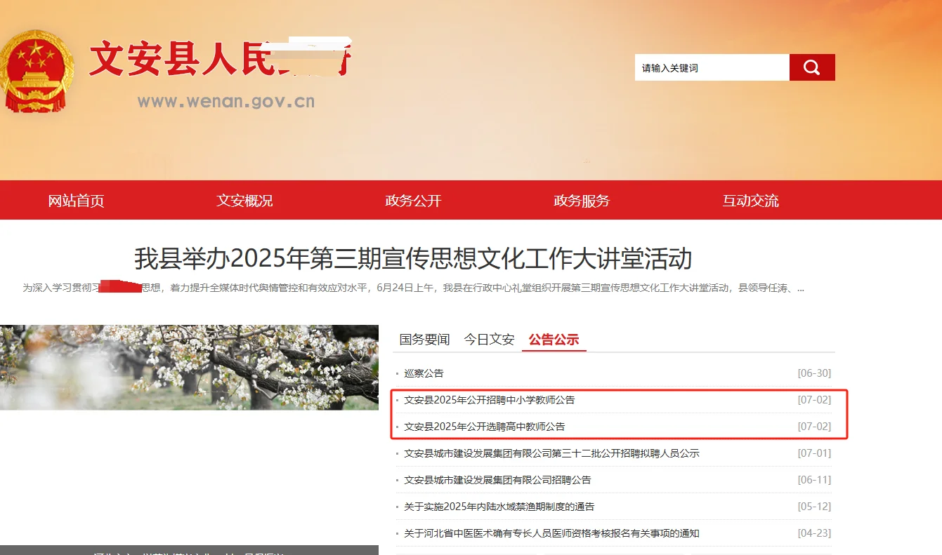 文安教师招聘｜选聘公告已出
