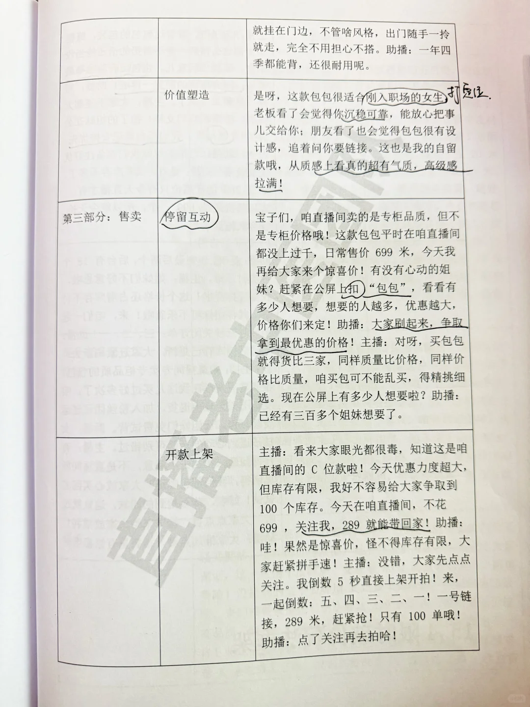 两分钟教会你包类直播话术❗️逻辑框架拆解?