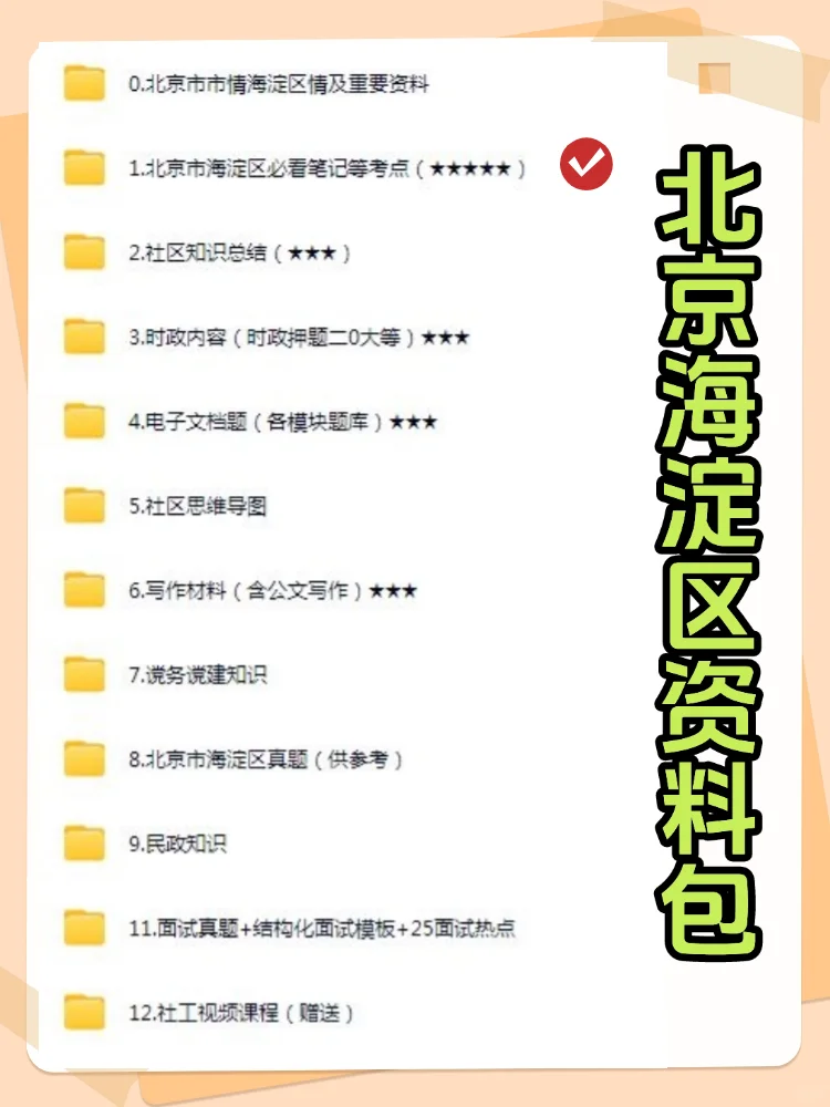 2025北京海淀区社区工作者招聘考试备考资料