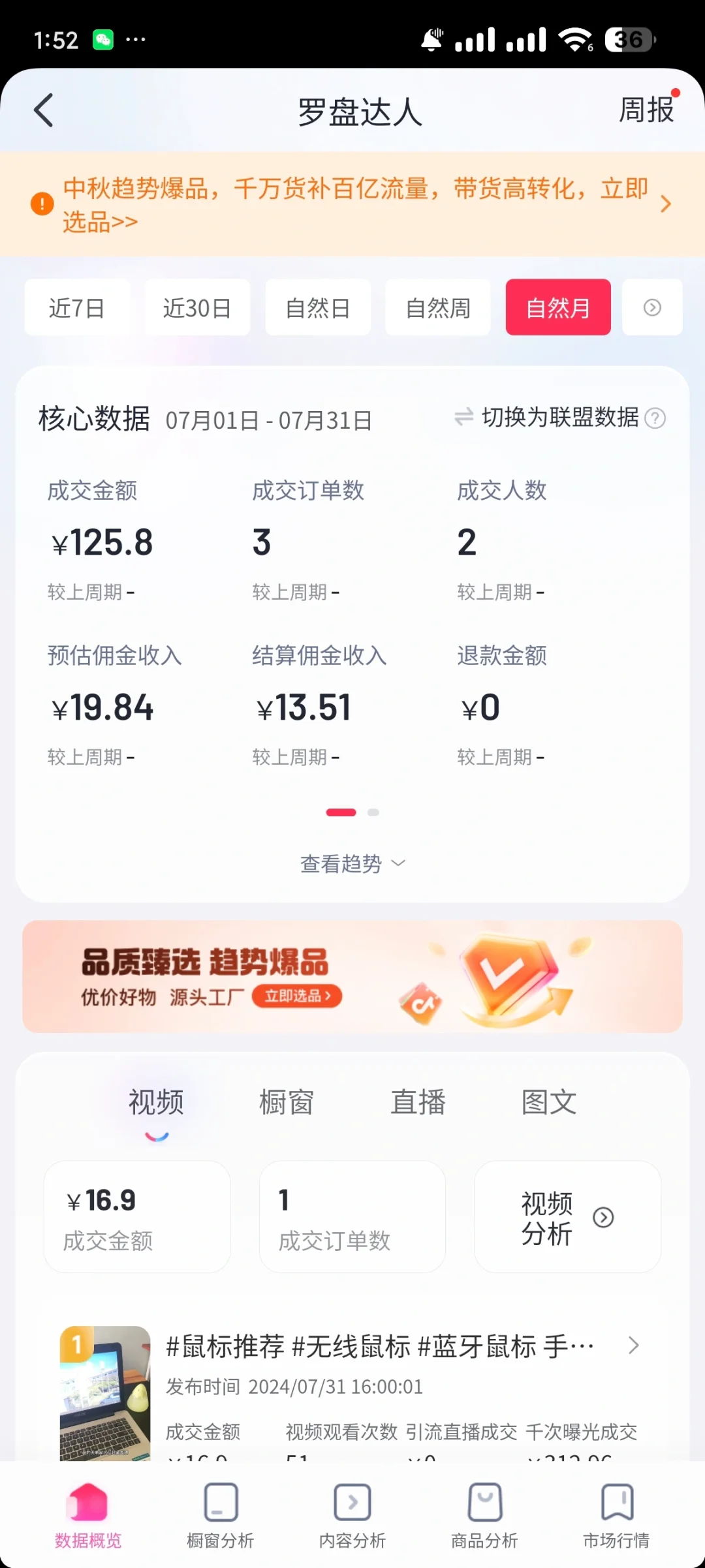 短视频带货坚持第三个月了真的好难！