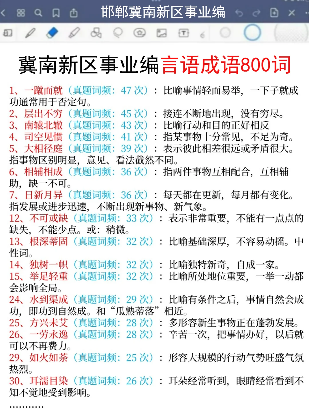 25 邯郸冀南新区事业编其实挺水的（差生版