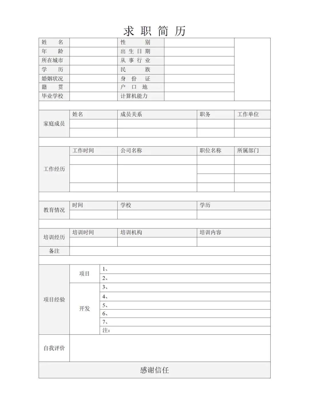 如何写简历，才能让HR一眼看上