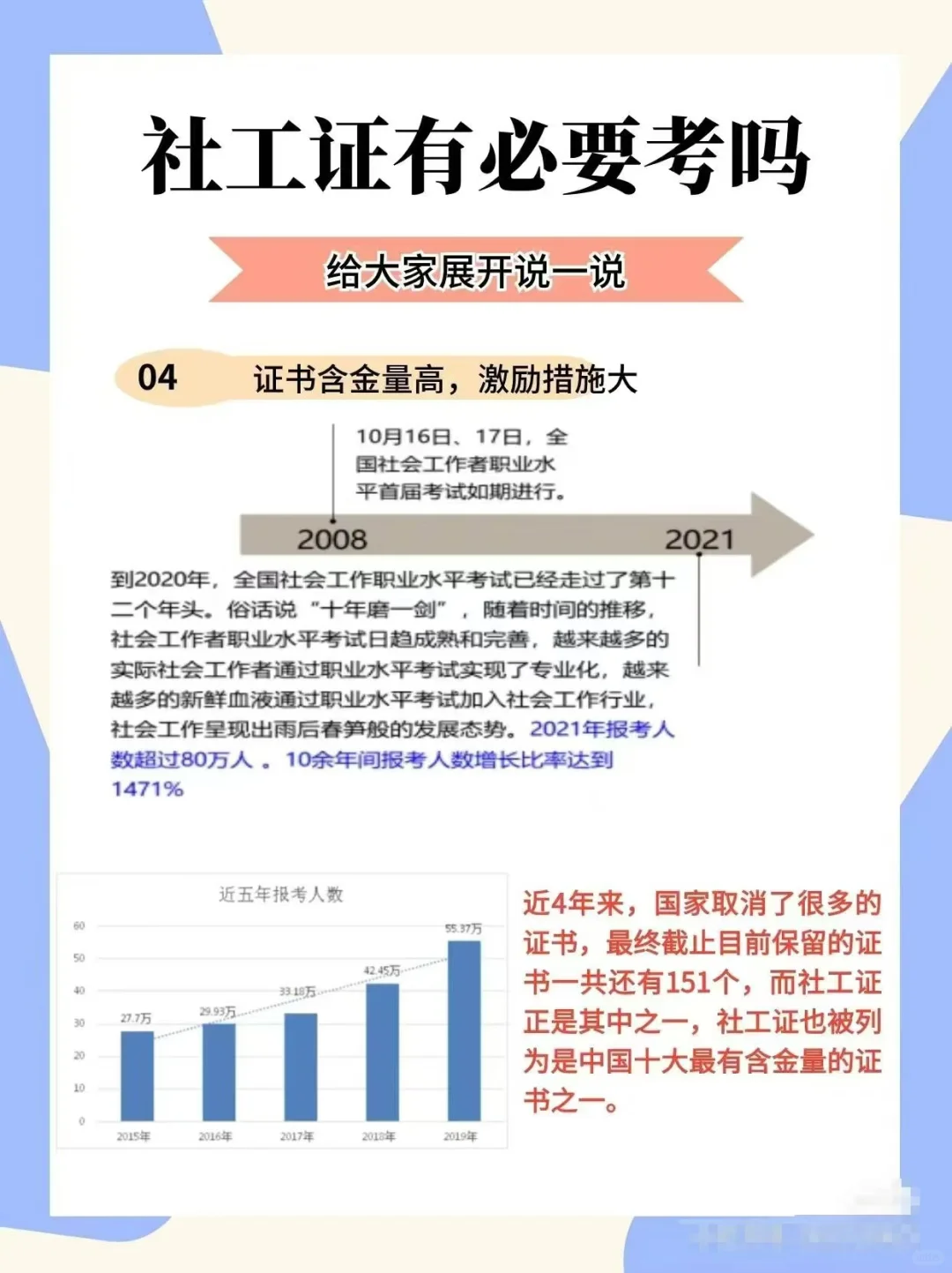 为什么社工证值得一考?
