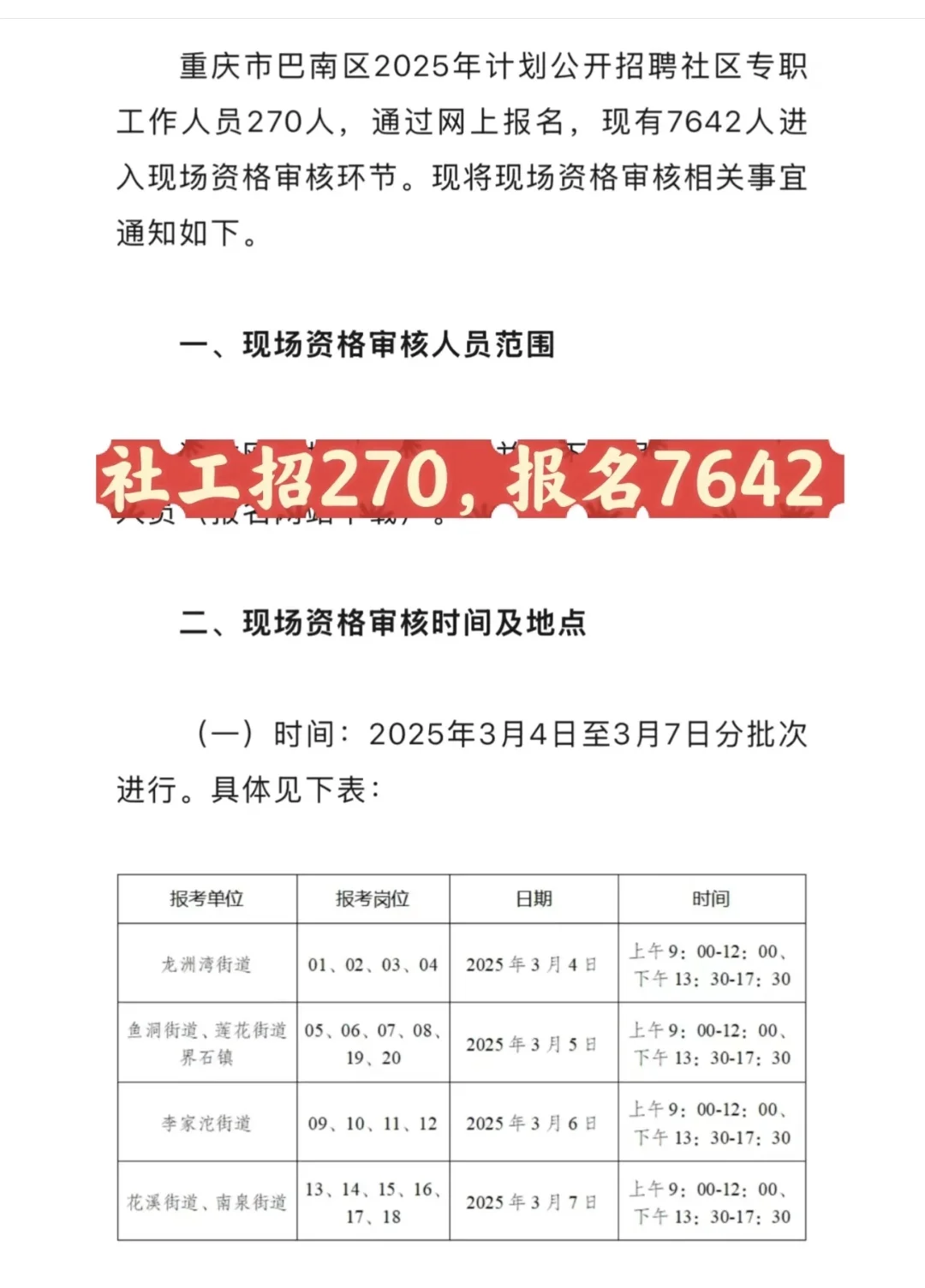 重庆7000多人抢社区工作者岗位真是太颠了