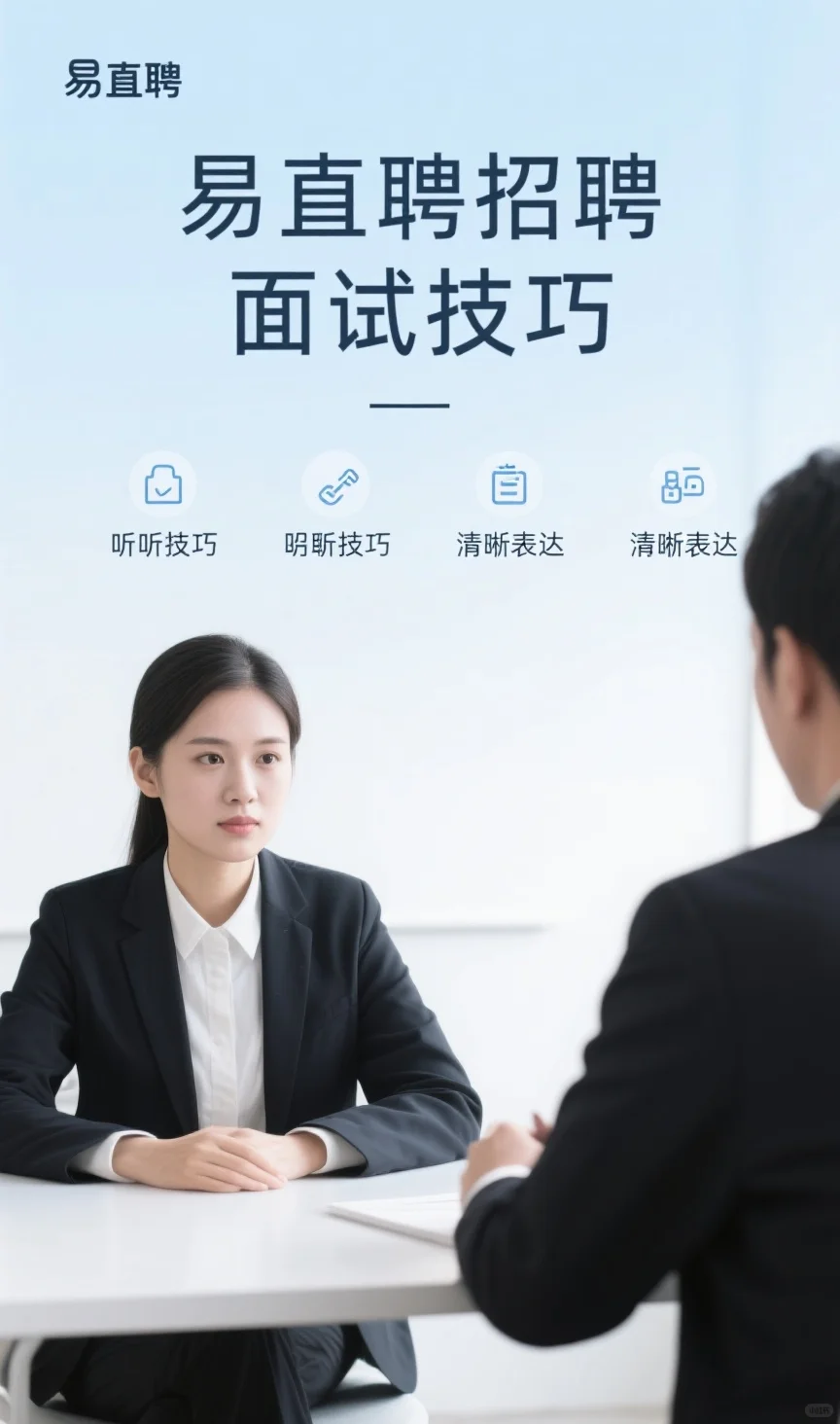 在易直聘上高效招聘,需从岗位展示、沟通技